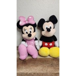 Disney Parks Mickey And Minnie Mouse Plush Stuffed Animals Toys Dolls